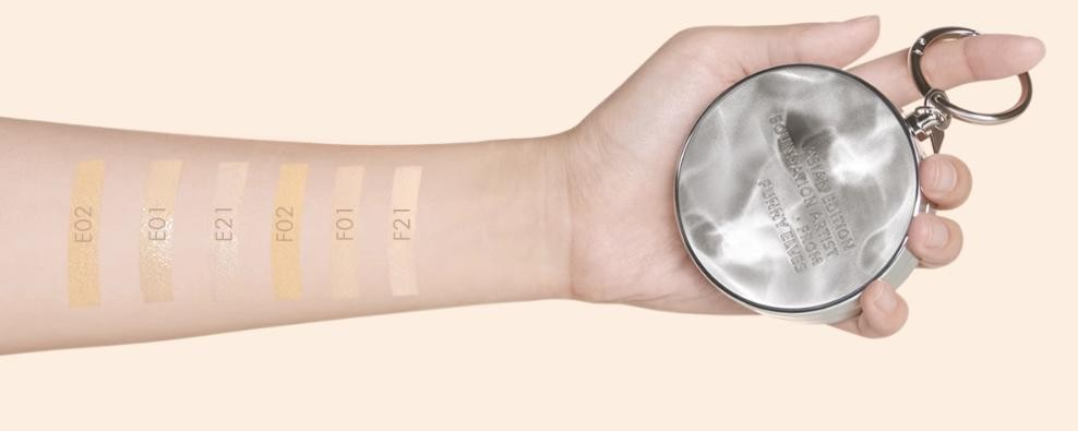 FunnyElves Power-Up Cushion Foundation for Dry & Oily Skin-Concealing, Oil-Control, Long-Lasting,Non-Cakey