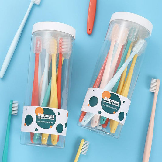 ColorBright 10-Piece Toothbrush Set