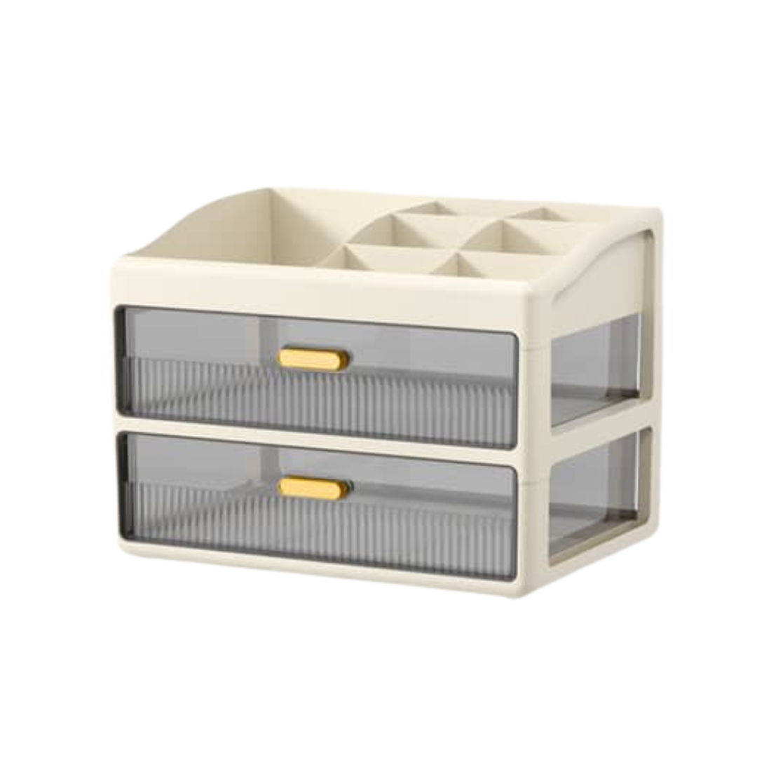 Beige Multi-Layer Organiser