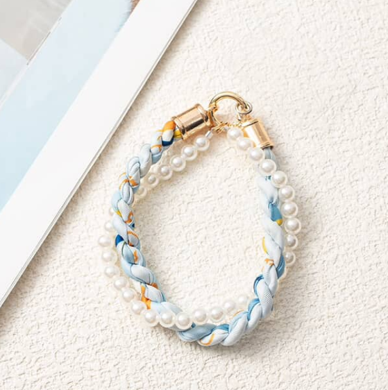 Twist & Pearl Phone Strap