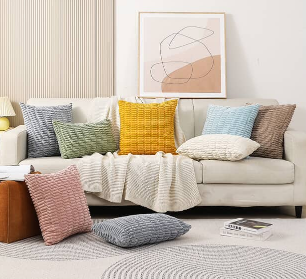 Textured Knit Sofa Pillow