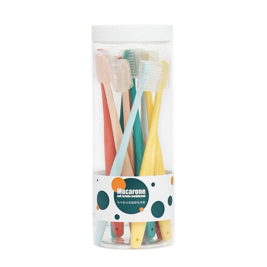ColorBright 10-Piece Toothbrush Set