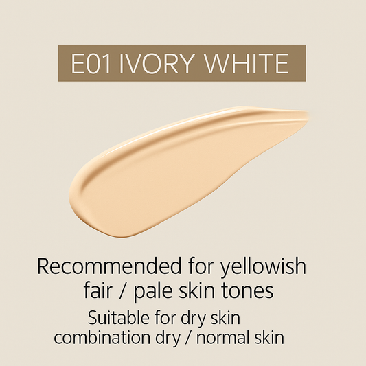 FunnyElves Power-Up Cushion Foundation for Dry & Oily Skin-Concealing, Oil-Control, Long-Lasting,Non-Cakey