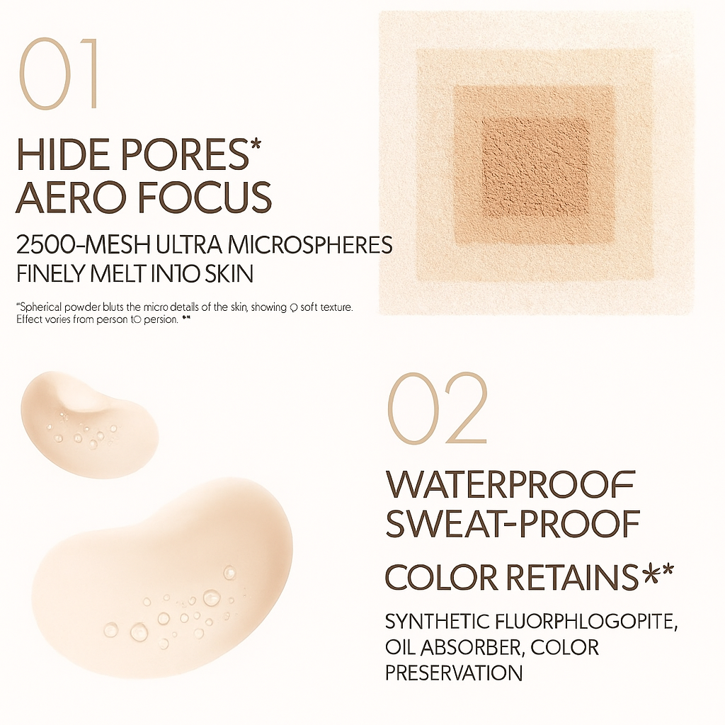 FunnyElves Soft-Focus Pressed Powder