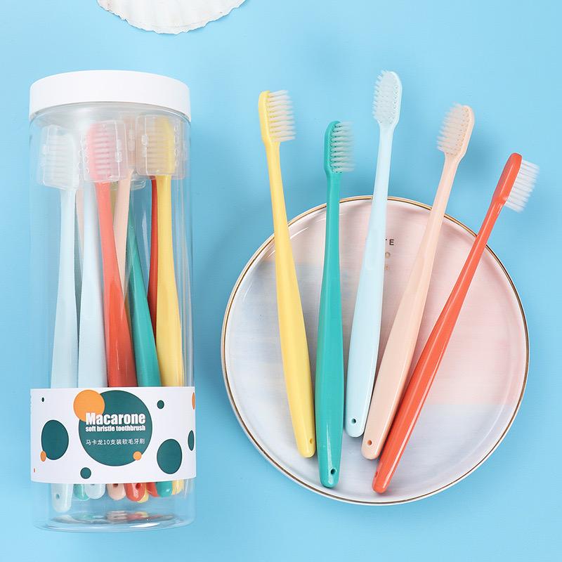 ColorBright 10-Piece Toothbrush Set