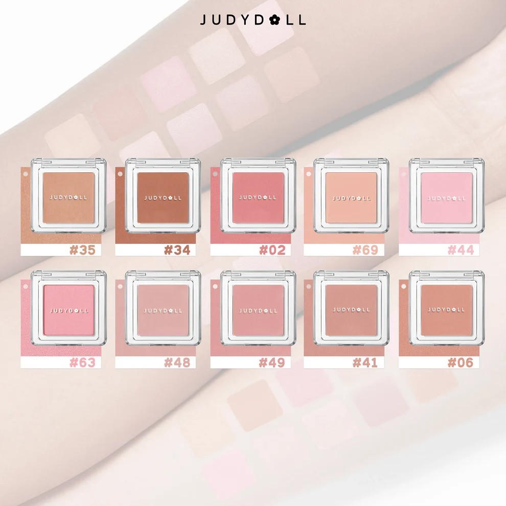 Pretty Blush Powder Soft Matte Powder Face Makeup Long-lasting