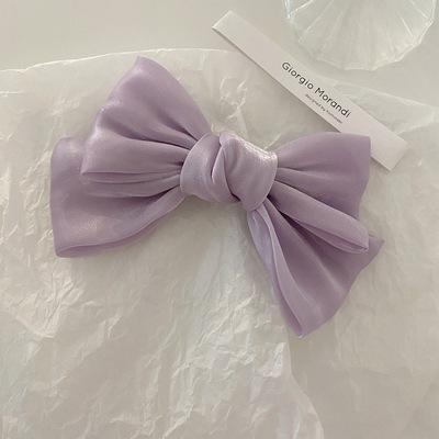 Large Bow Hair Clip – Stylish Back-of-Head Barrette, Trendy Top Clip Hair Accessory