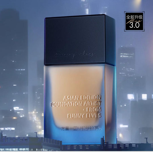 FunnyElves Skincare Foundation Oil-Control · Long-Lasting-Natural Coverage for Dry & Oily Skin
