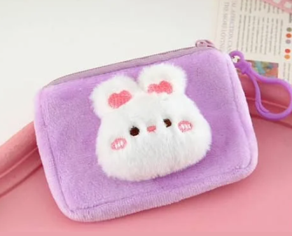 Plush Animal Coin Pouch