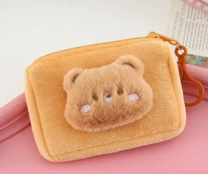 Plush Animal Coin Pouch