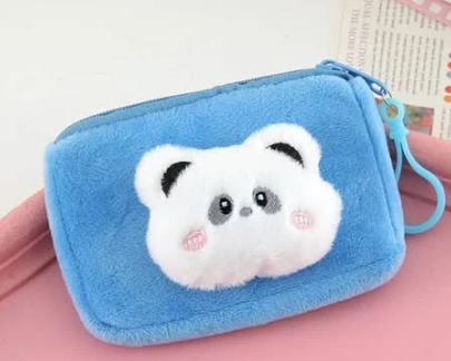 Plush Animal Coin Pouch
