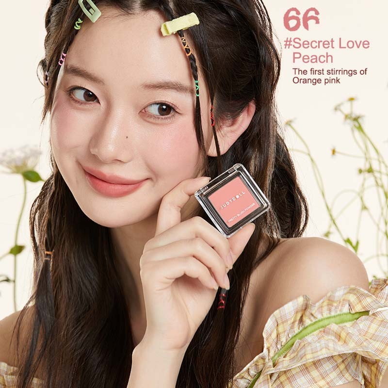 Pretty Blush Powder Soft Matte Powder Face Makeup Long-lasting