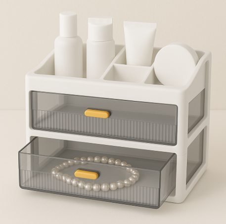White Multi-Layer Organiser