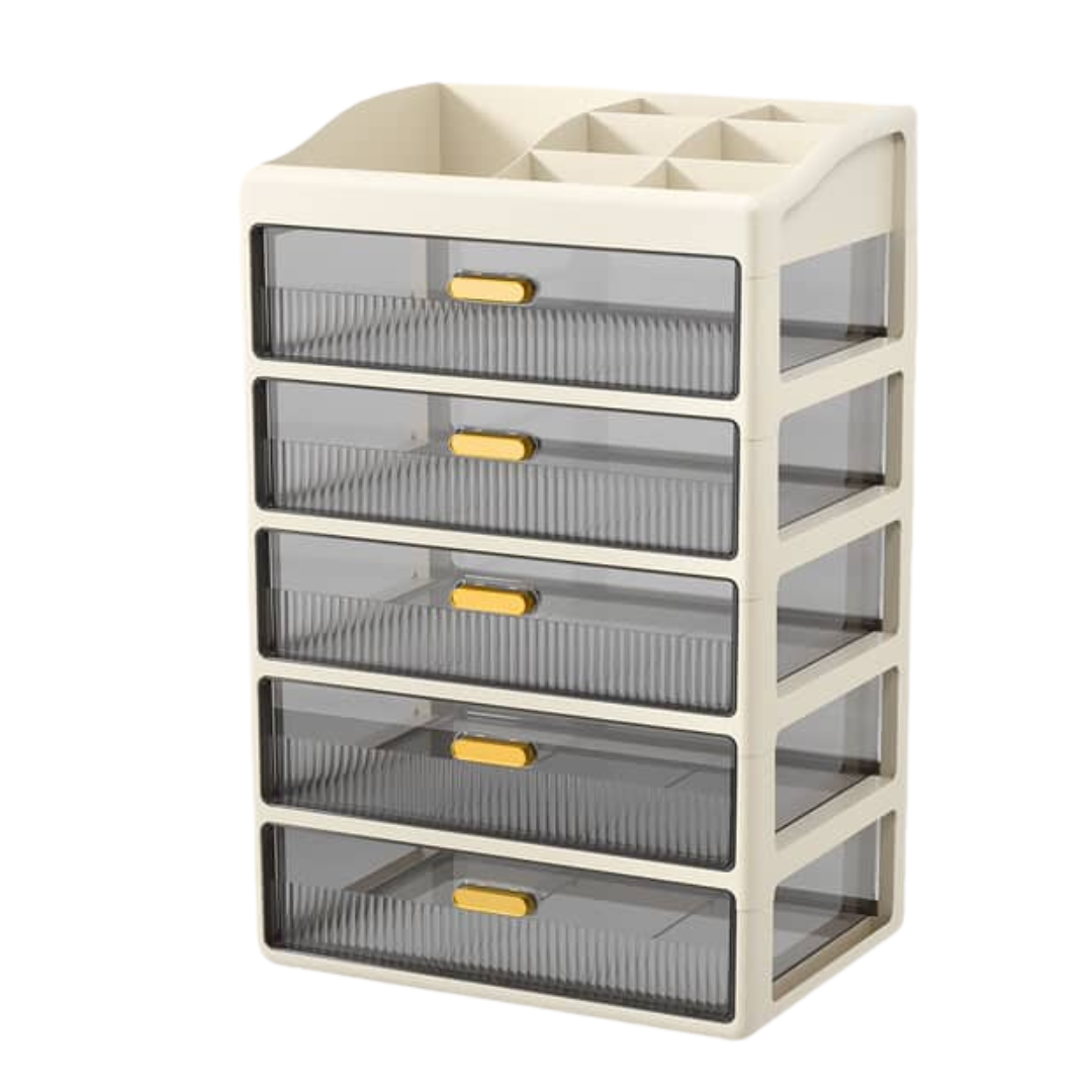 Beige Multi-Layer Organiser