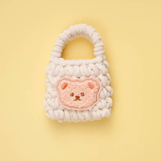 Teddy Knit Mini Bag