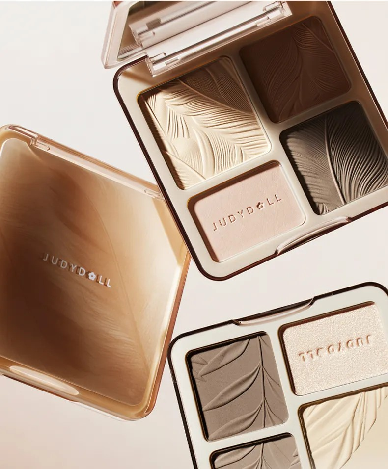 Judydoll 2 IN 1 Highlighter Contour Palette