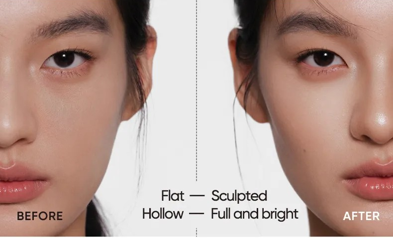 Judydoll 2 IN 1 Highlighter Contour Palette