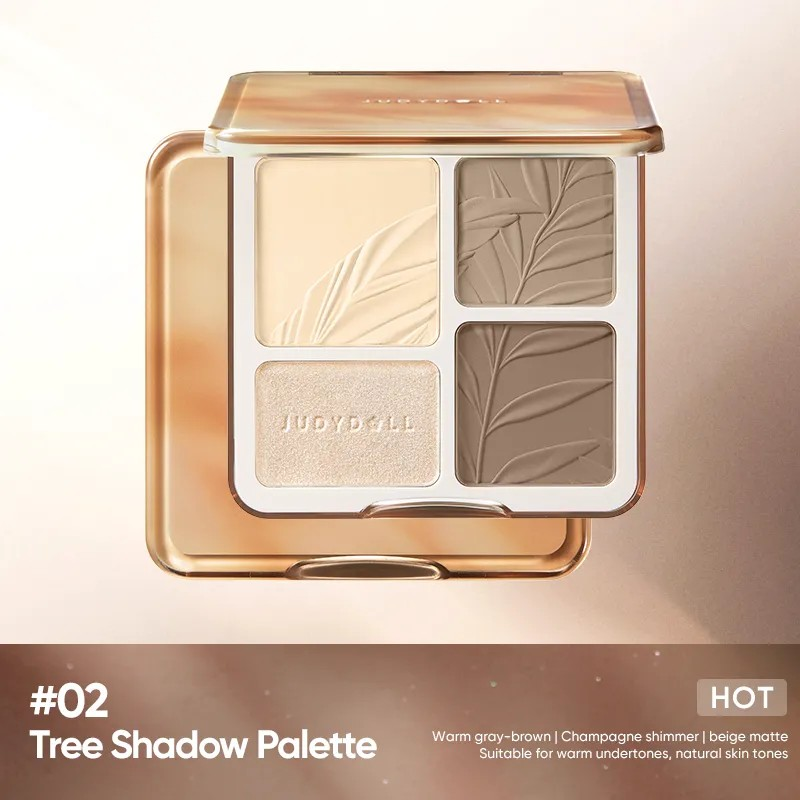 Judydoll 2 IN 1 Highlighter Contour Palette